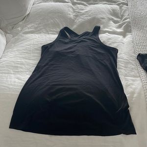 Lululemon align, racerback hip length black tank top